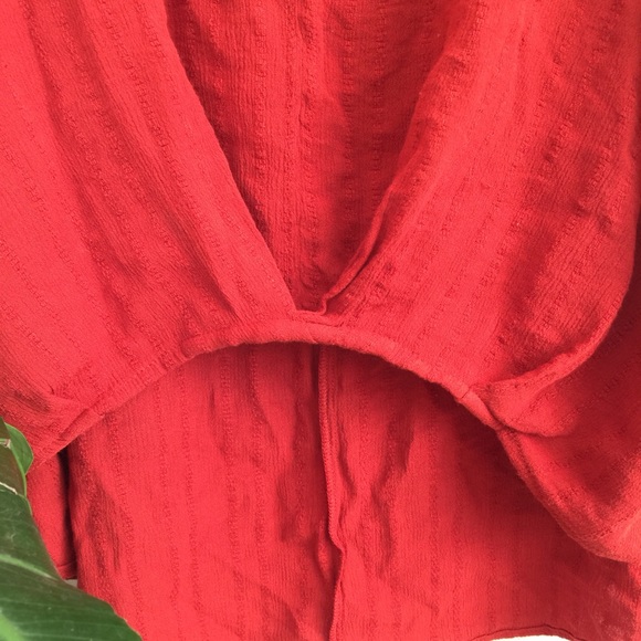 Burnt Orange High Low Sleeveless Tank - Picture 4 of 6